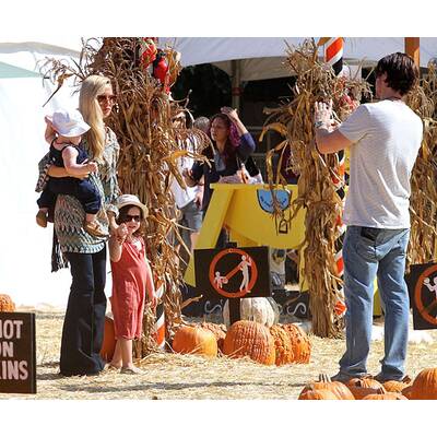 Stars auf der Kürbisjagd