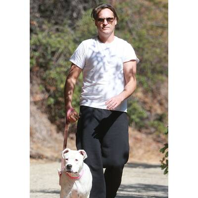 Joaquin Phoenix unterwegs mit seinem besten Freund
