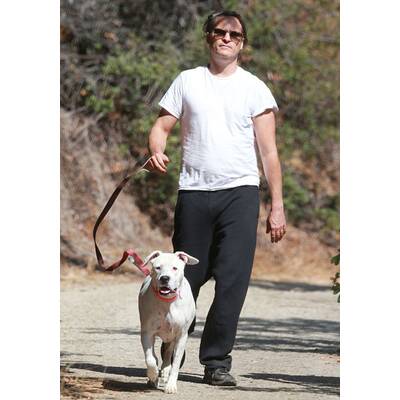 Joaquin Phoenix unterwegs mit seinem besten Freund