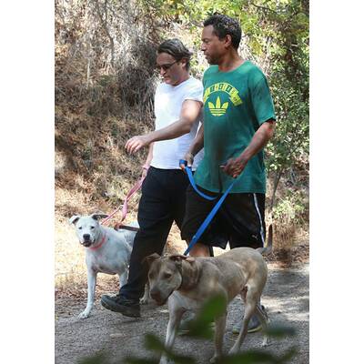 Joaquin Phoenix unterwegs mit seinem besten Freund