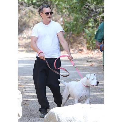 Joaquin Phoenix unterwegs mit seinem besten Freund