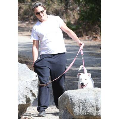 Joaquin Phoenix unterwegs mit seinem besten Freund
