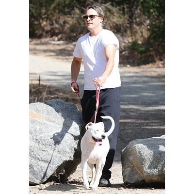 Joaquin Phoenix unterwegs mit seinem besten Freund