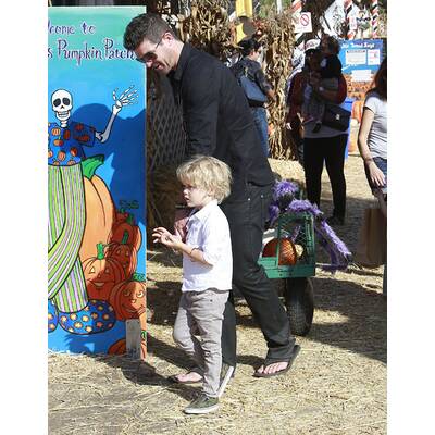Robin Thicke & Julian: Vater-Sohn-Tag bei Mr. Bones