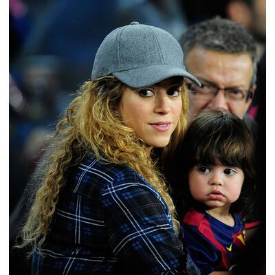 Shakira mit Sohn Milan bei Fußballmatch vom Papa
