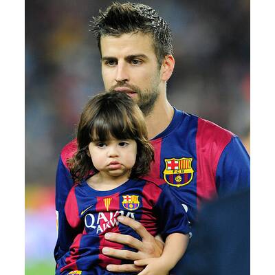 Shakira mit Sohn Milan bei Fußballmatch vom Papa