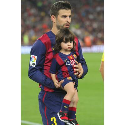 Shakira mit Sohn Milan bei Fußballmatch vom Papa