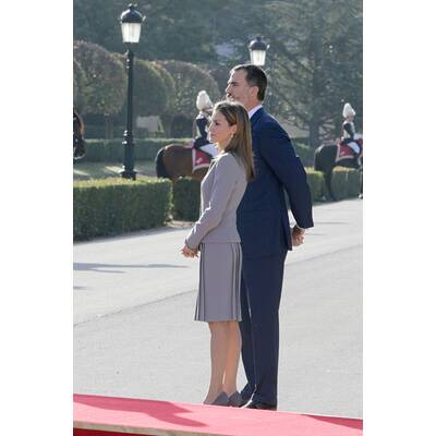 Königin Letizia & Felipe empfangen Präsidenten von Chile