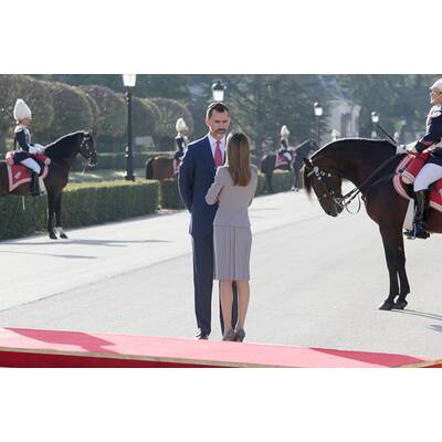 Königin Letizia & Felipe empfangen Präsidenten von Chile
