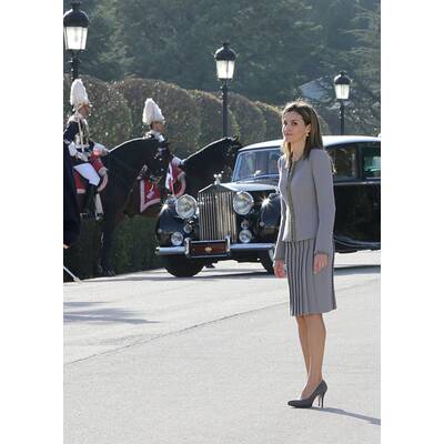 Königin Letizia & Felipe empfangen Präsidenten von Chile