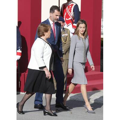 Königin Letizia & Felipe empfangen Präsidenten von Chile