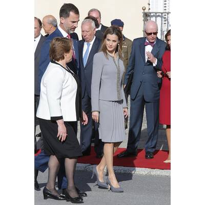 Königin Letizia & Felipe empfangen Präsidenten von Chile