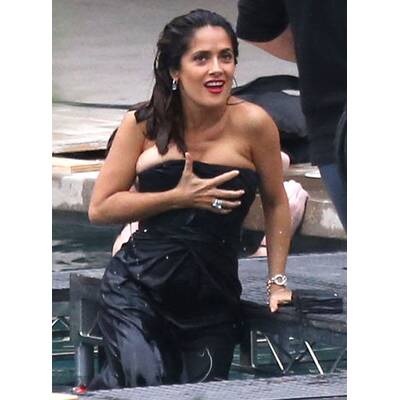 Salma Hayek zeigt vollen Einsatz