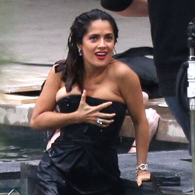 Salma Hayek zeigt vollen Einsatz