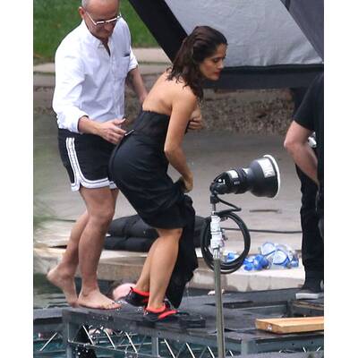 Salma Hayek zeigt vollen Einsatz