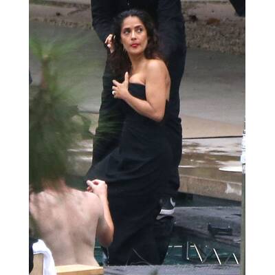 Salma Hayek zeigt vollen Einsatz