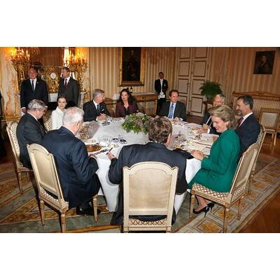 Königin Letizia zu Besuch bei Königin Mathilde in Belgien