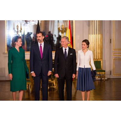 Königin Letizia zu Besuch bei Königin Mathilde in Belgien