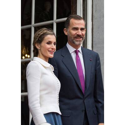 Königin Letizia zu Besuch bei Königin Mathilde in Belgien