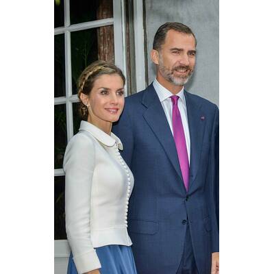 Königin Letizia zu Besuch bei Königin Mathilde in Belgien