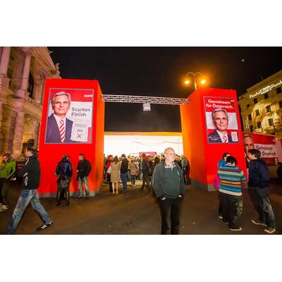 Wahlparty der SPÖ in Wien