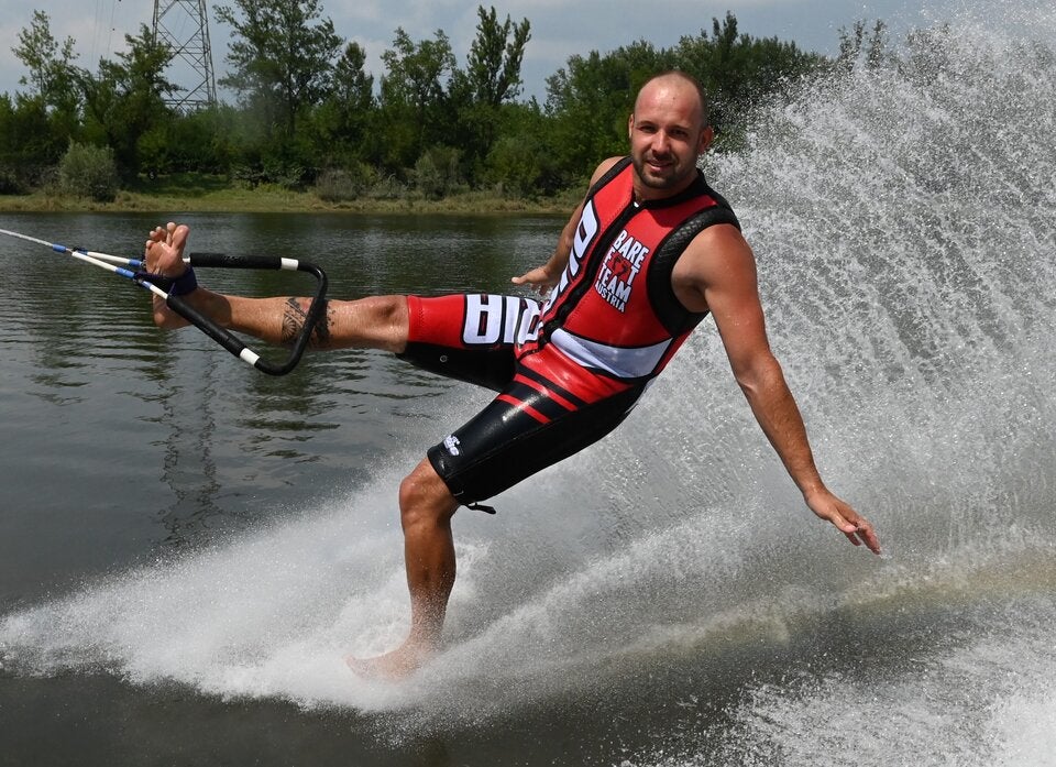 Barfuß Wasserski-WM Wimmer