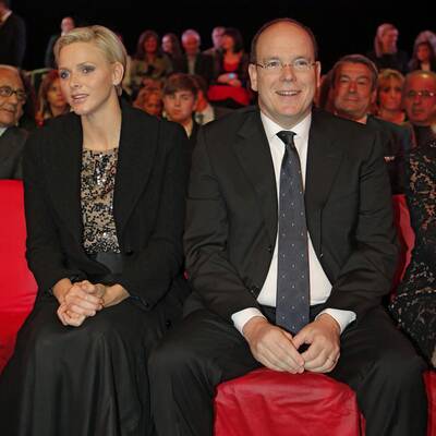 Charlene & Albert: Gemeinsam beim Boxkampf