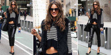 Alessandra Ambrosio in Jogginglederhose