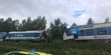 Zwei Tote nach Zugkollision in Tschechien