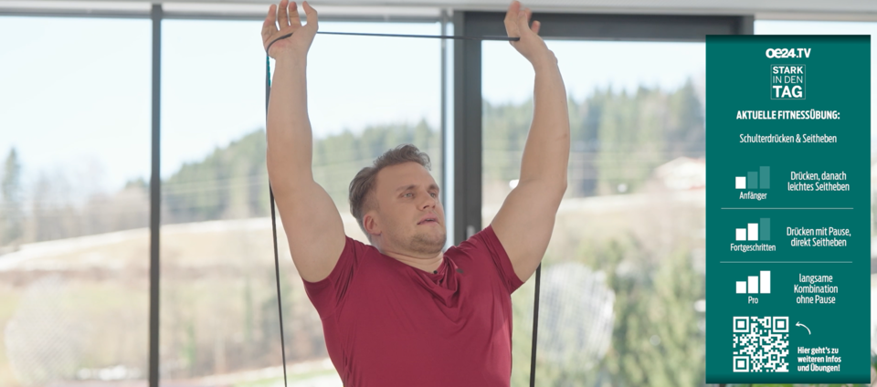 1. Schulterdrücken + Seitheben 