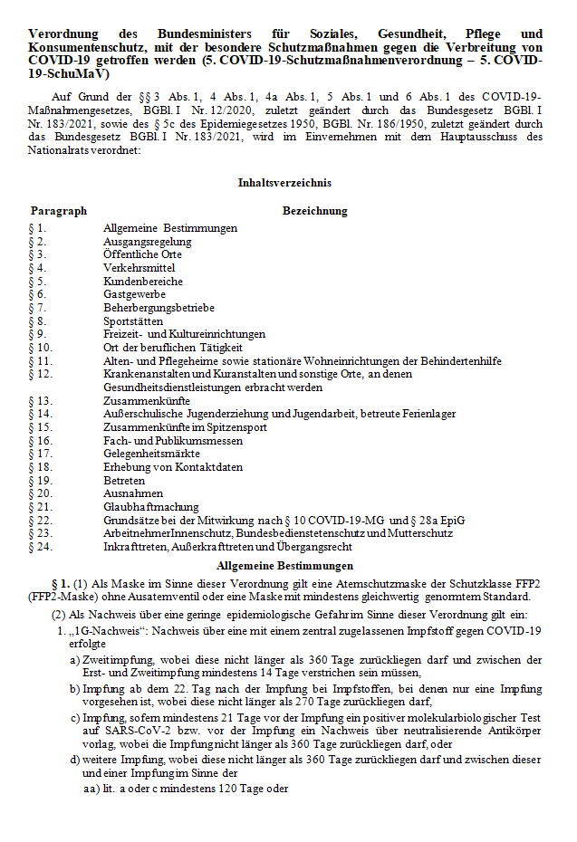Lockdown für Ungeimpfte schon ab Montag