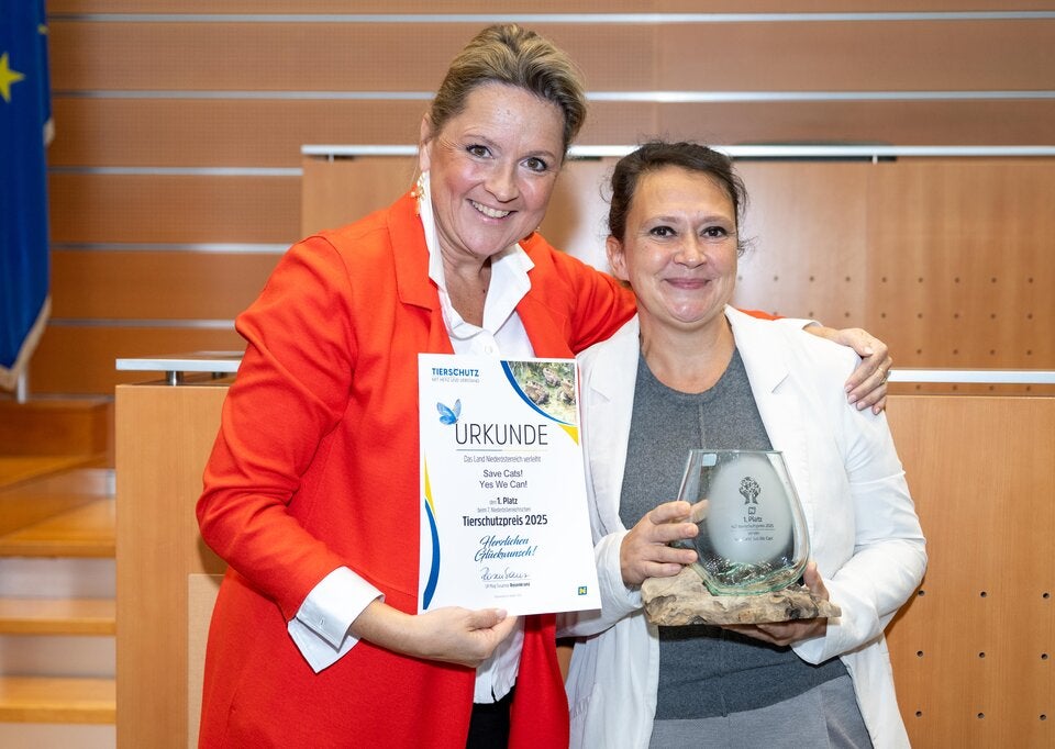 NÖ Tierschutzpreis: Zwei Teenager als Helden