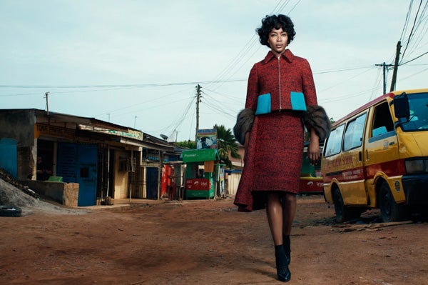 Naomi Campbell als Michelle Obama