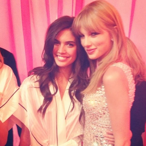 Victoria's Secret-Engel vor der Show