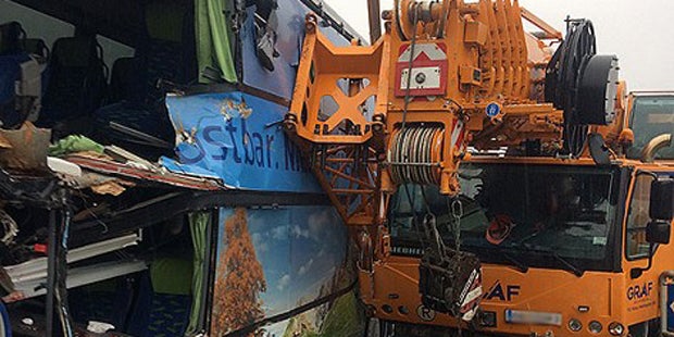 Busunglück im Burgenland: 24 Verletzte, vier davon schwer