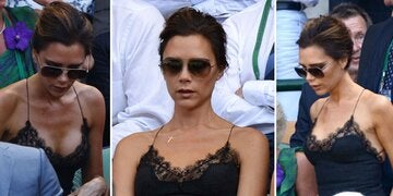 Victoria Beckham: Negligé bei Wimbledon