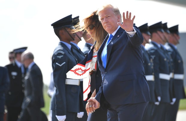 Queen empfing US-Präsidentenpaar im Buckingham-Palace