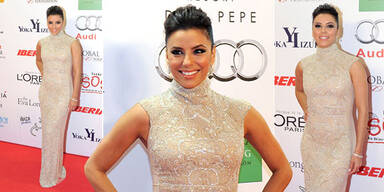 Eva Longoria sexy in Gold