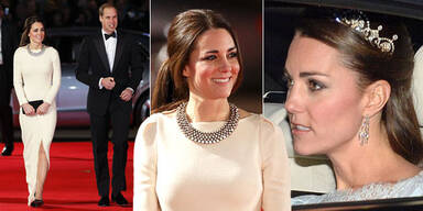 Kate glänz mit 'billigem' Modeschmuck