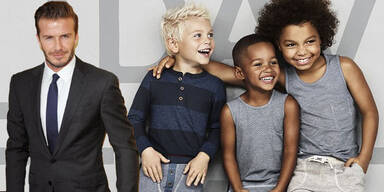 Beckham & H&M: s&uuml;&szlig;e Unterw&auml;sche f&uuml;r Kids