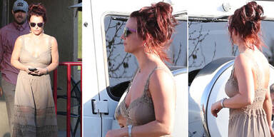 Britney Spears zeigt sich mit roten Haaren