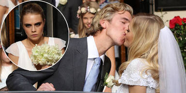 Poppy Delevingne: Hochzeit mit 17 Brautjungfern