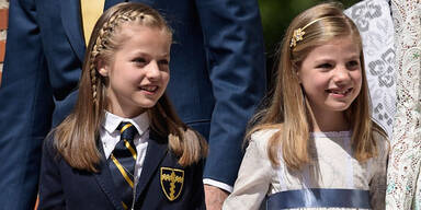 Prinzessin Leonor bei ihrer Erstkommunion