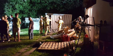 G&auml;ste l&ouml;schen Brand bei Tiroler Hotel