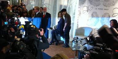 Mischa Barton begeistert bei La Hong Eröffnung