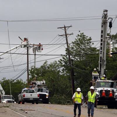 Verwüstung durch Tornados in Texas