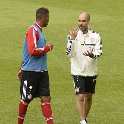 Guardiolas 1. Bayern-Training