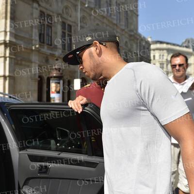 Lewis Hamilton in Wien