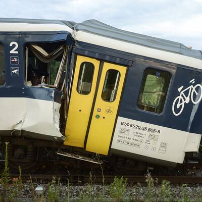 Zugunglück in der Schweiz