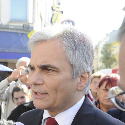 Werner Faymann am Tag vor der Wahl